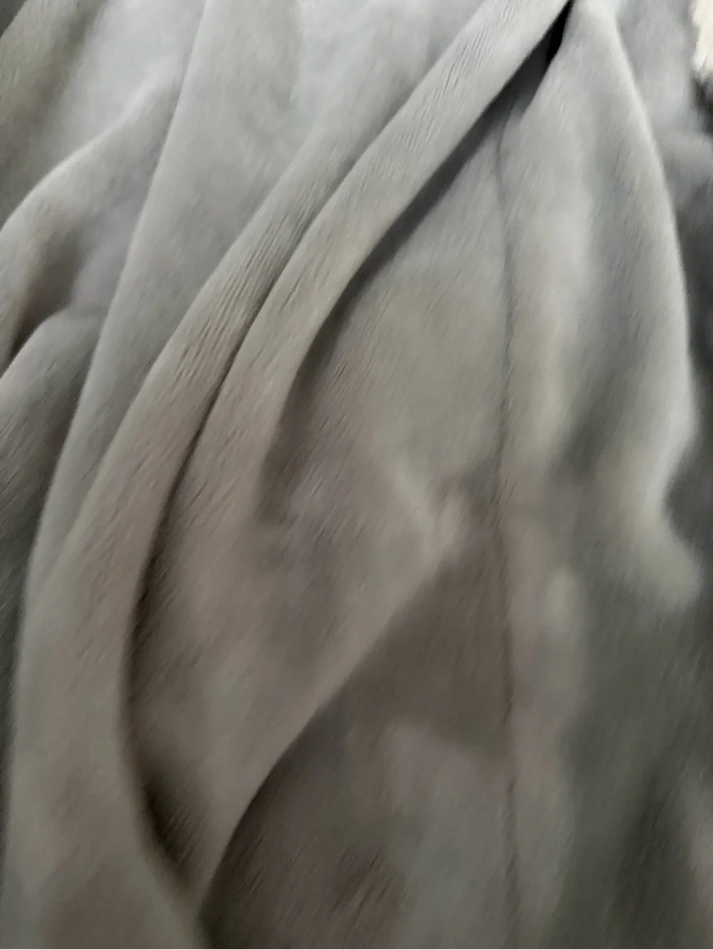 Pottery Barn Teen Hooded Gray Robe with Cream Sherpa Trim